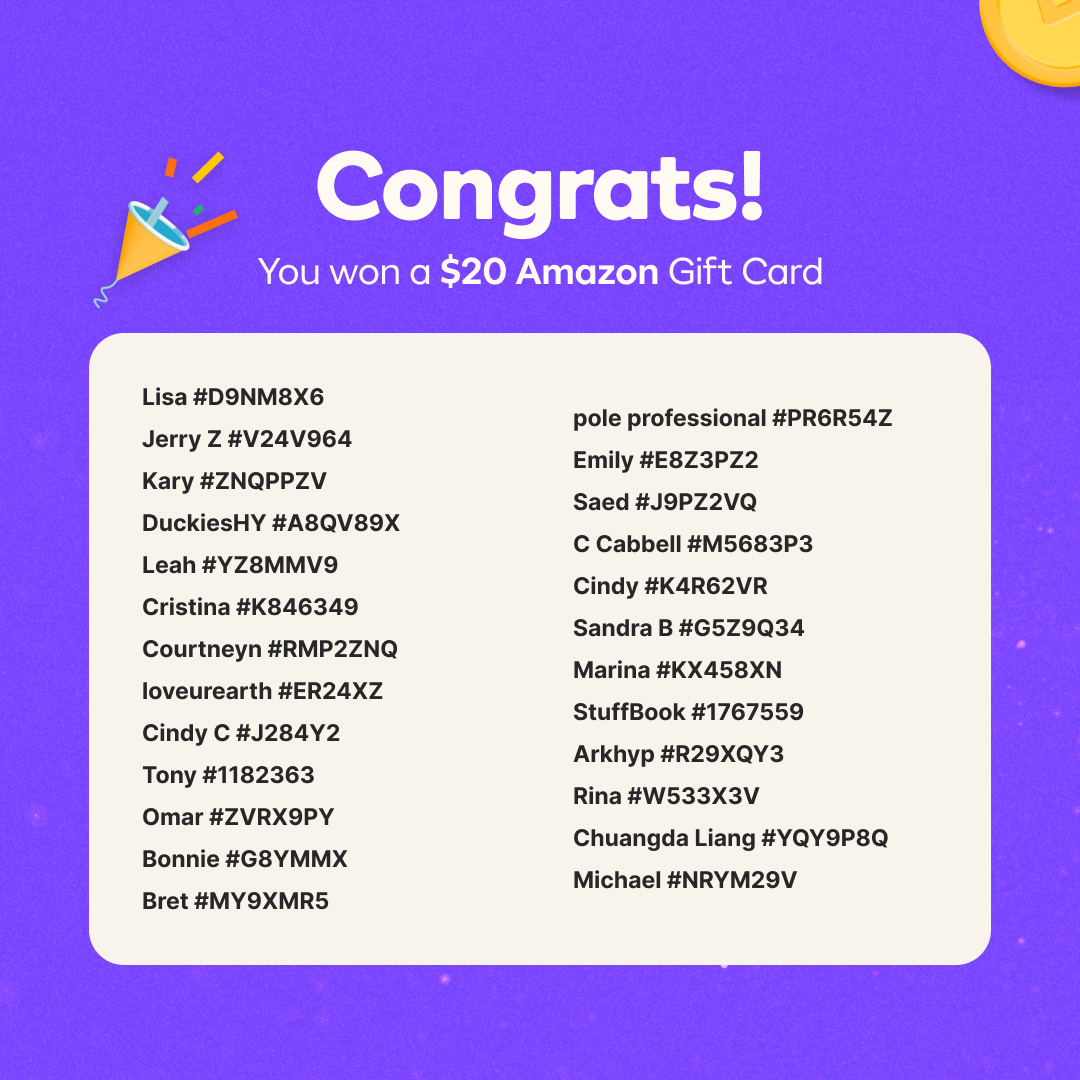 October Bingo Winner Announcement 🏆 - photo 4