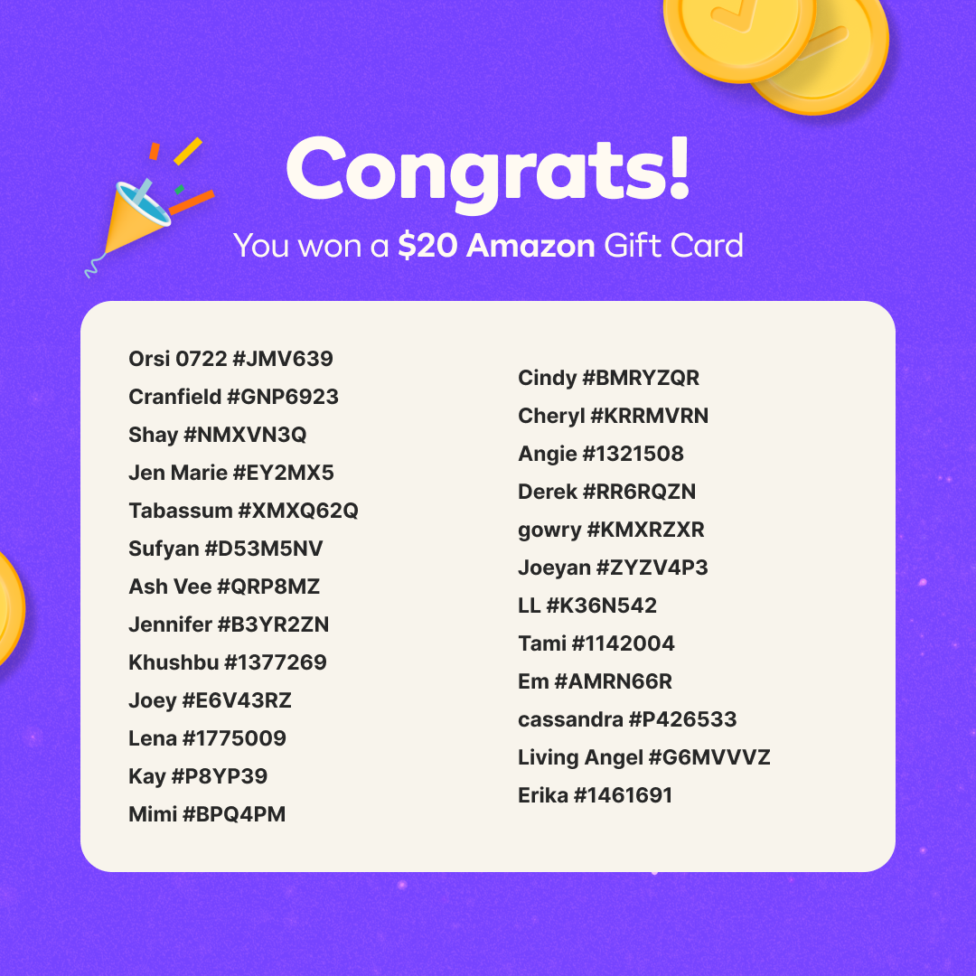 October Bingo Winner Announcement 🏆 - photo 2