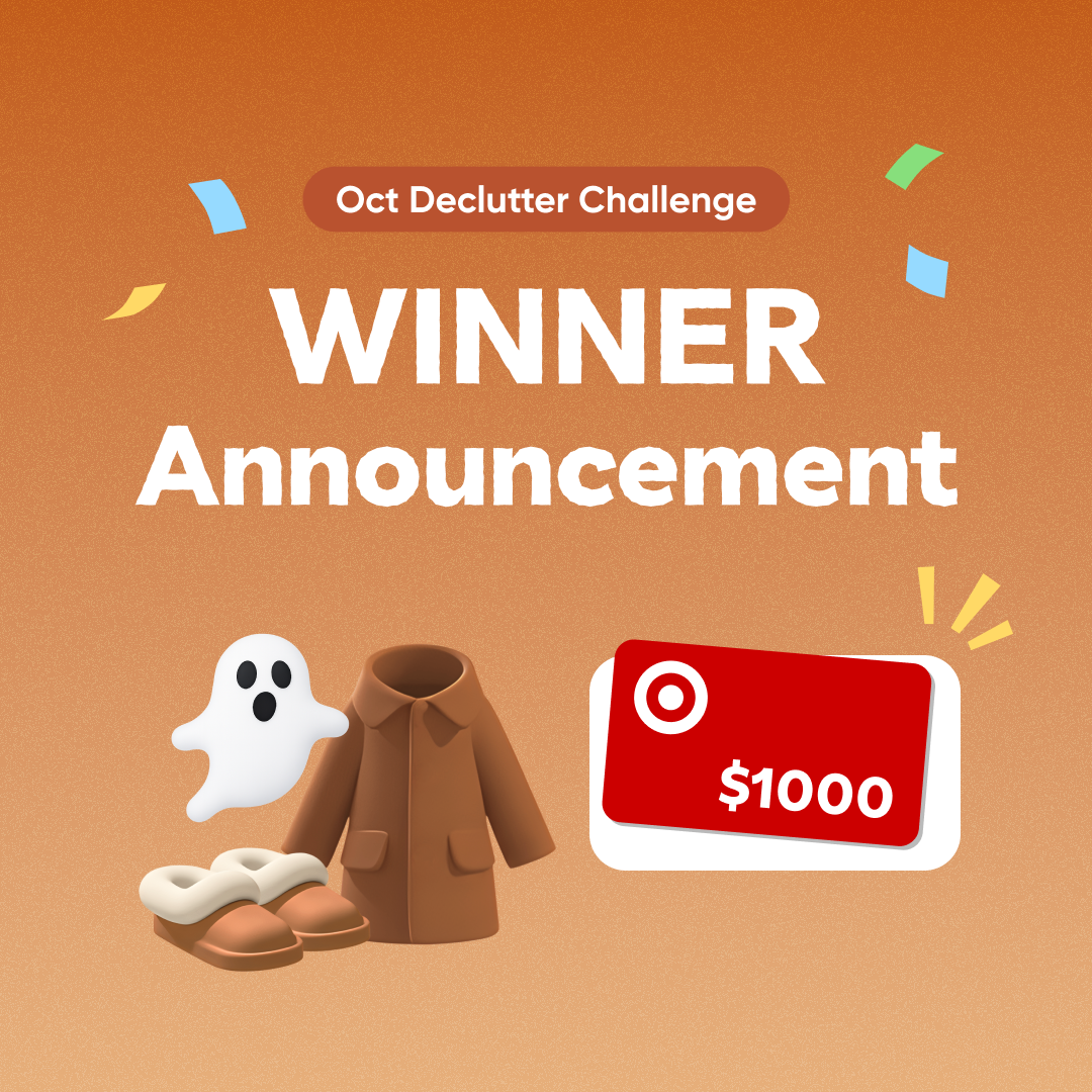 Fall Declutter Winner Announcement 🥇