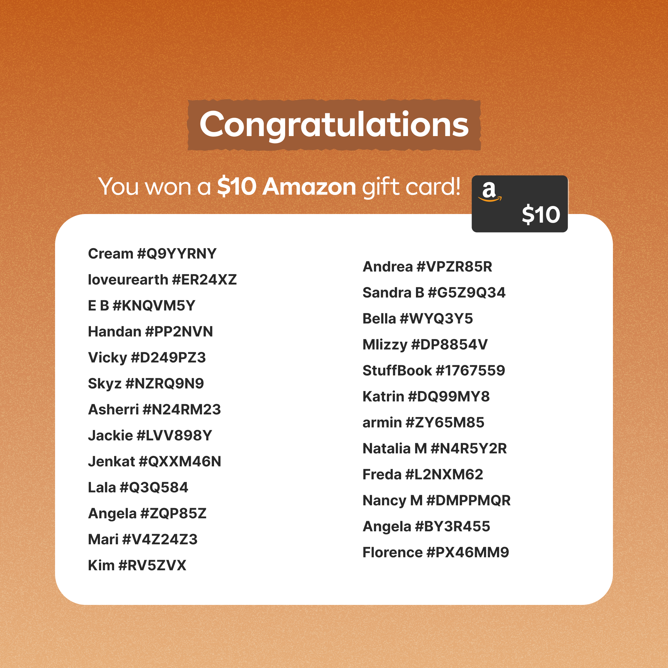 Fall Declutter Winner Announcement 🥇 - photo 5