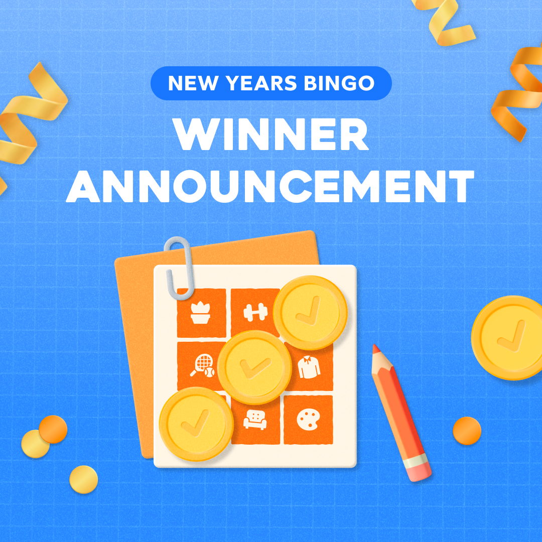 New Years Bingo Winner Announcement 🧡