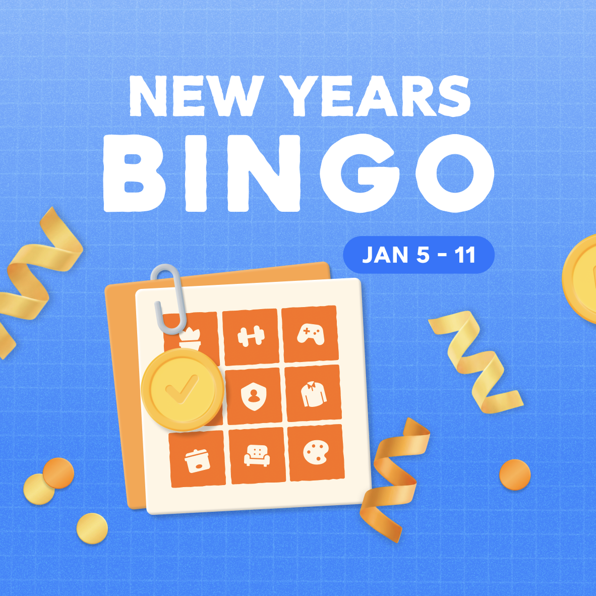 New Years Bingo