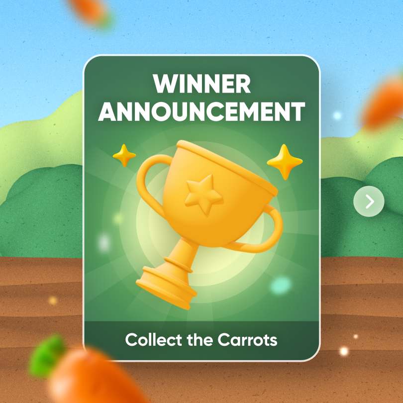 Collect the Carrots Winner Announcement 🥕