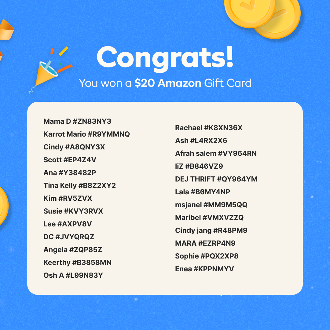 New Years Bingo Winner Announcement 🧡 - photo 2