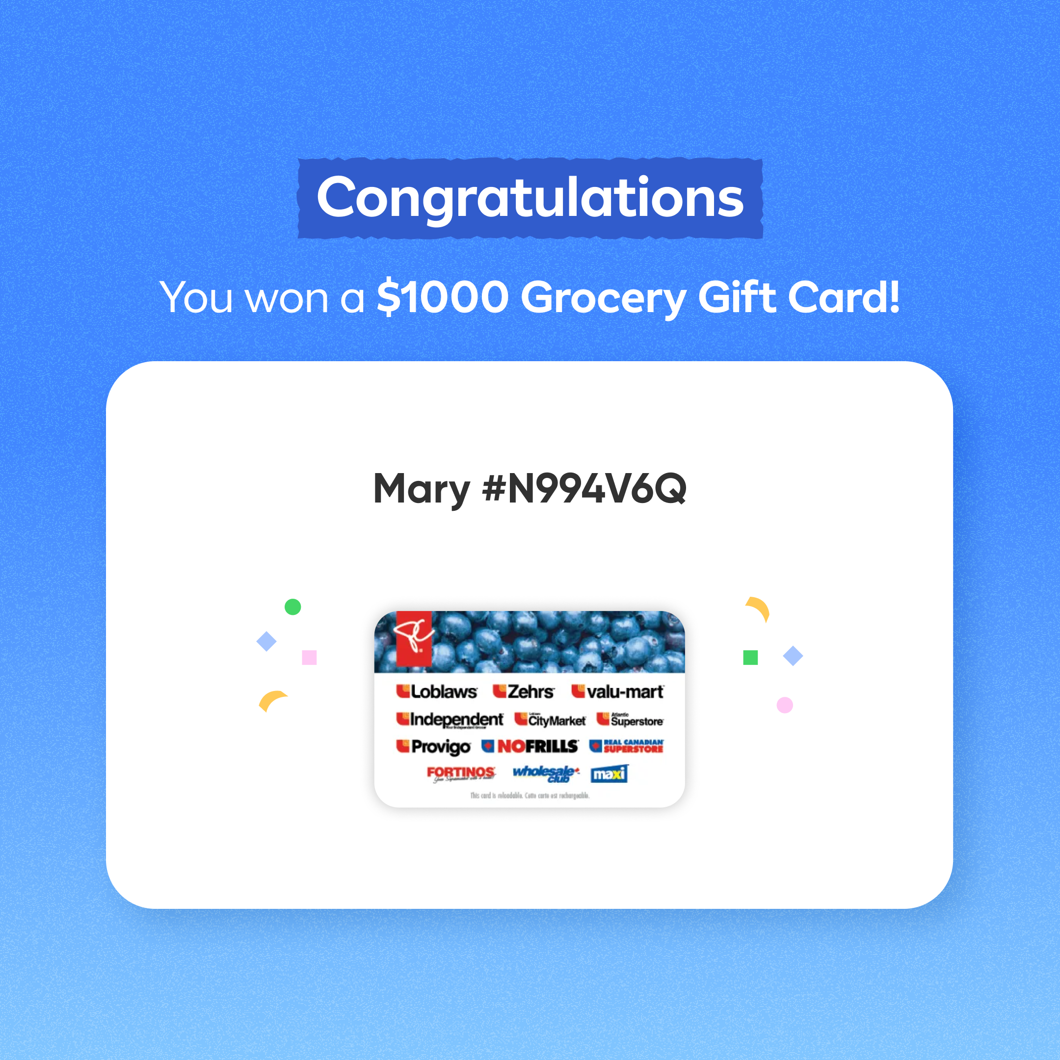 🎉 The Results Are In! Who's Buying Groceries on Us? - photo 2