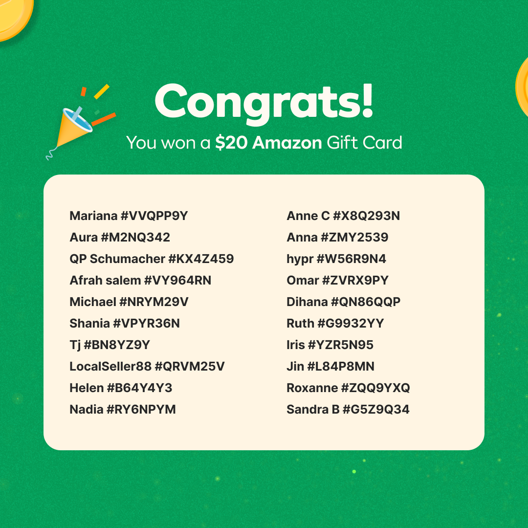 🧡 That’s a Wrap on BINGO! $20 Gift Cards Are Out - photo 3