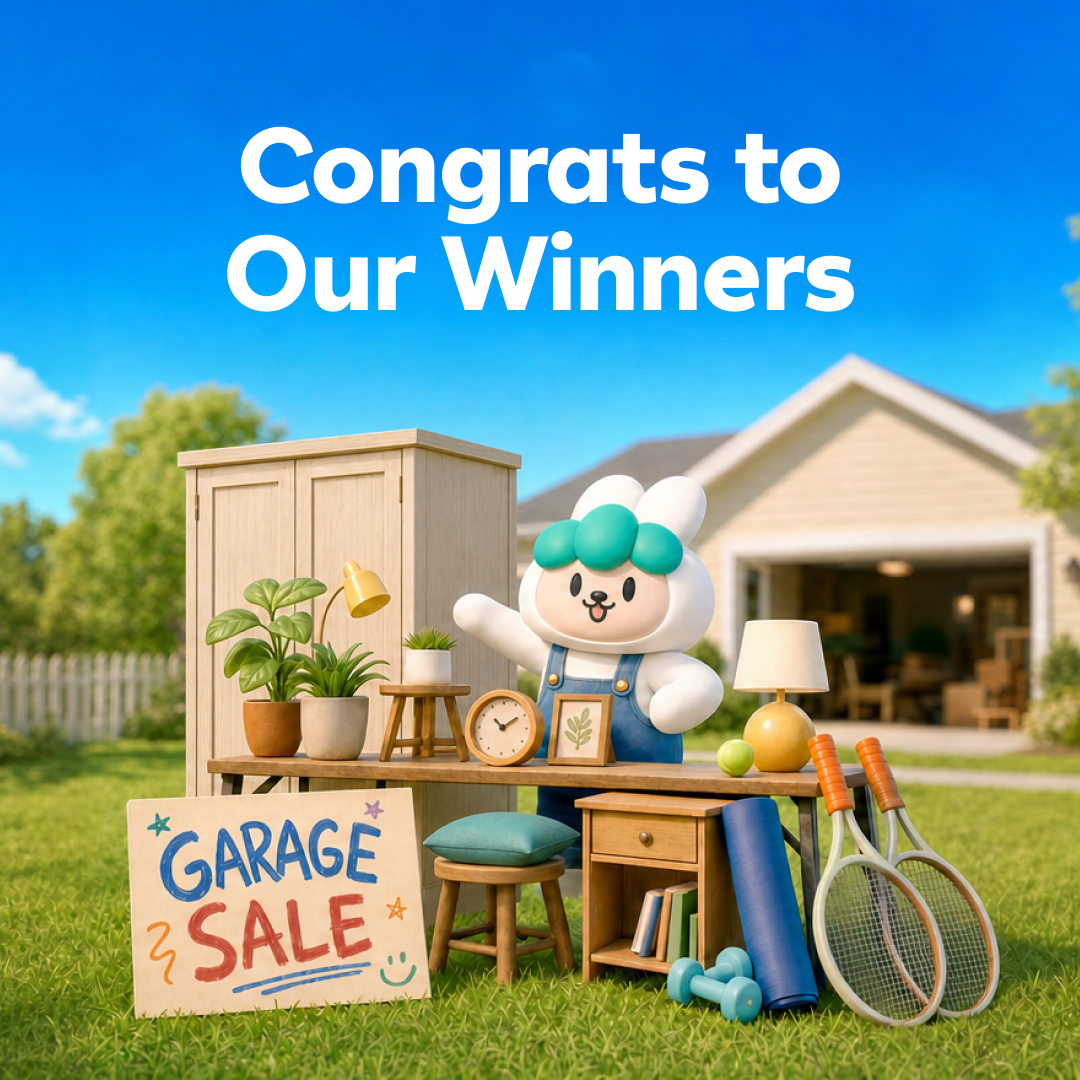 🏡 Thanks for stopping by our Weekend Garage Sale!