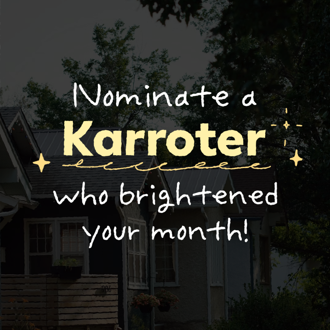 Nominate Karroter of the Month 🥕